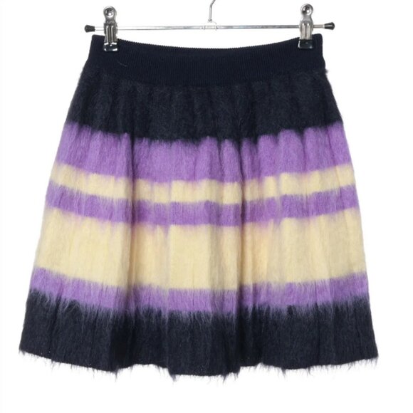 Loewe Multicolor Knit Wool Skirt - Picture 1 of 6